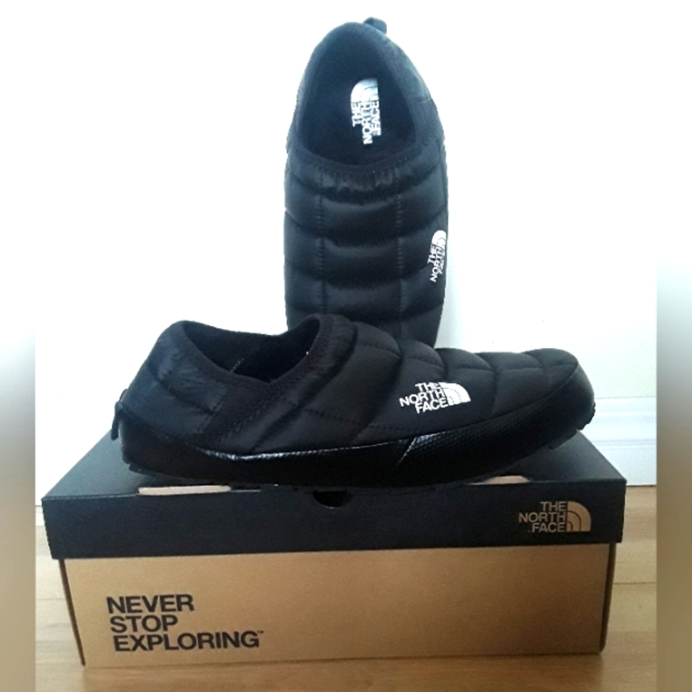 THE NORTH FACE MEN'S BLACK THERMOBALL TRACTION MULES